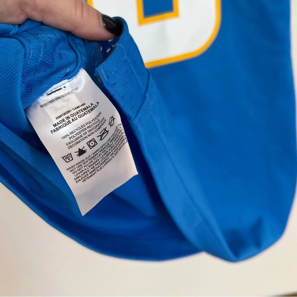 Los Angeles Chargers Justin Herbert Nike Royal Alternate Game Jersey - Picture 6 of 6